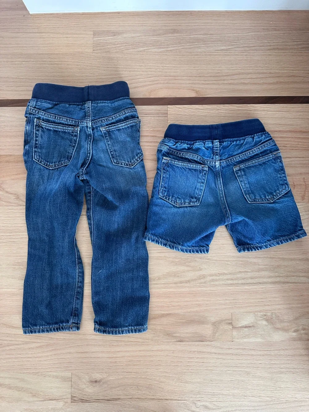 GAP Kids Dark Blue Denim Jeans & Shorts Set